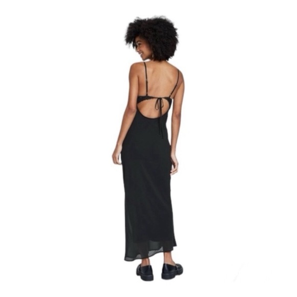Wild Fable Sexy Black Gothic Maxi Dress Women’s Size Large NEW NWT Witchy - Picture 1 of 16